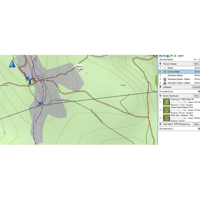 Garmin Harta Romania Topografica Rutabila