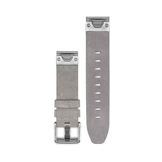 Garmin curea piele Suede gri QuickFit 20 pentru Fenix 5s