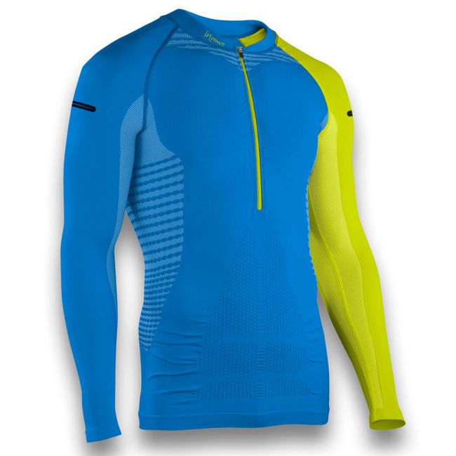 Instinct Sensation Ultra albastru-verde maneca lunga