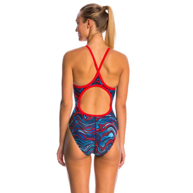 TYR Heat Wave Diamondfit albastru-rosu
