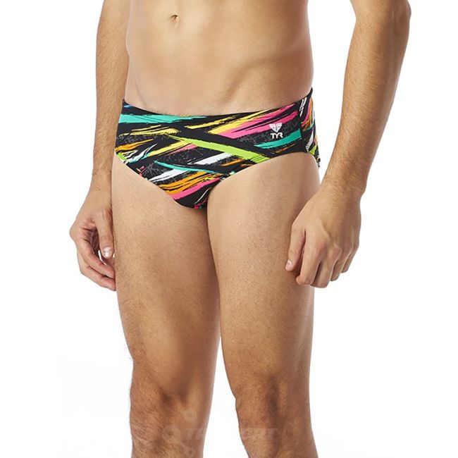 TYR Slip Ravana Allover Racer negru-multicolor