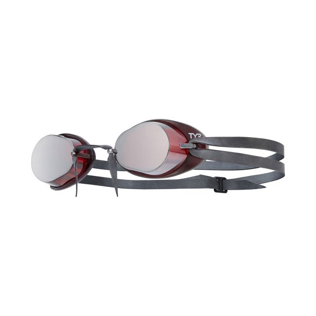 TYR - ochelari inot - Socket Rocket 2.0 - rosu argintiu metalizat