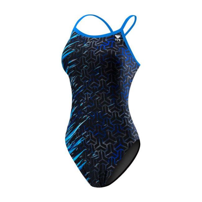 TYR Synergy Diamondfit costum intreg albastru