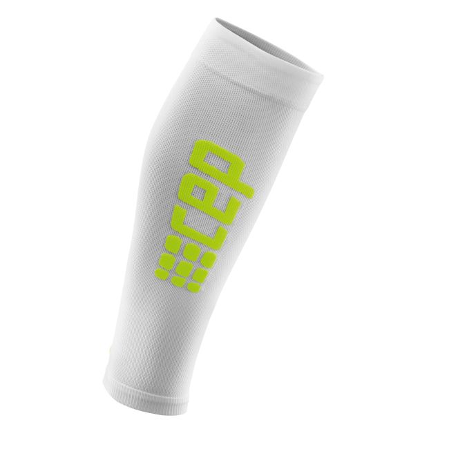 CEP Compresie gamba ultralight W alb-verde