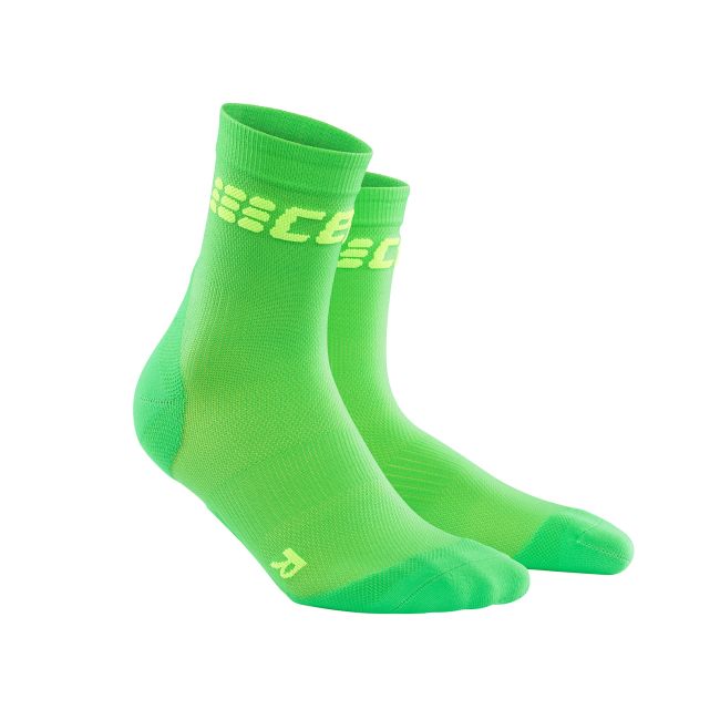 CEP Sosete scurte Ultralight viper-verde
