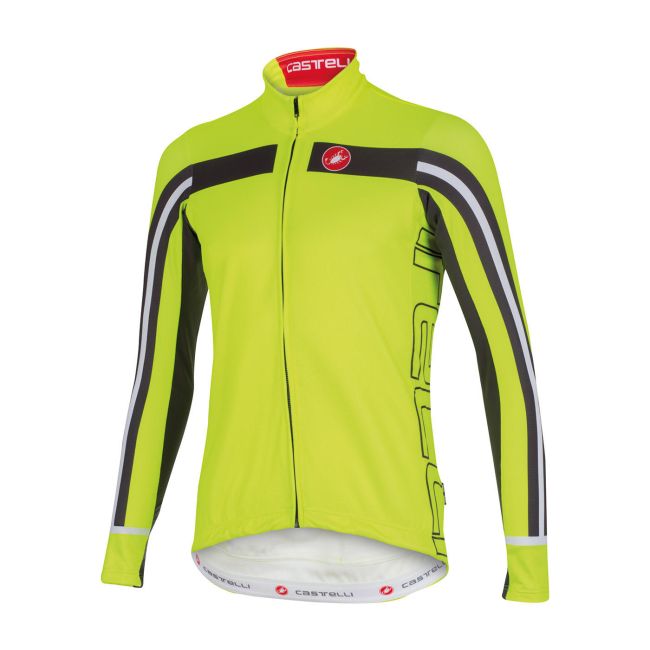 Castelli Free 3 Jersey FZ verde fluo