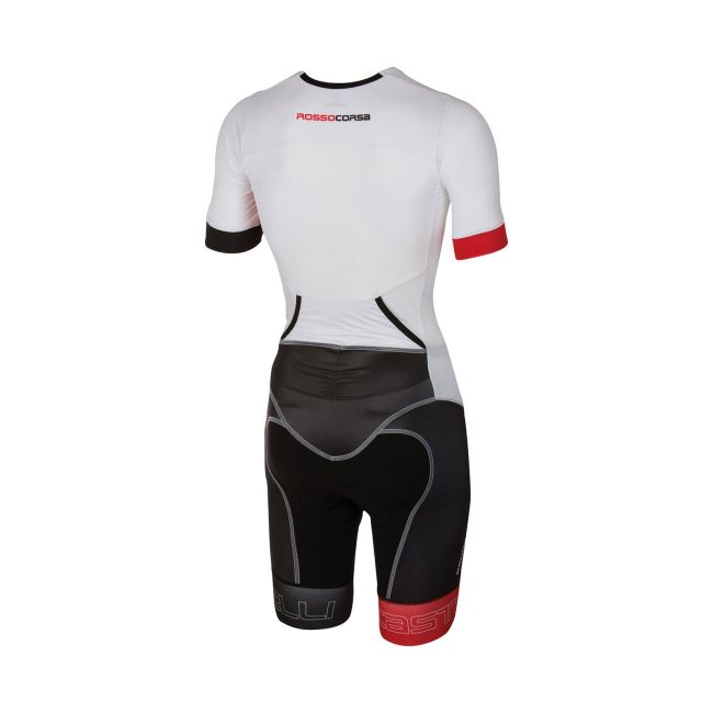 Castelli Trisuit Free Sanremo SS Negru/Rosu