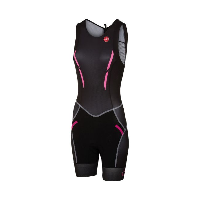 Castelli Trisuit Free W Tri ITU Negru/Roz