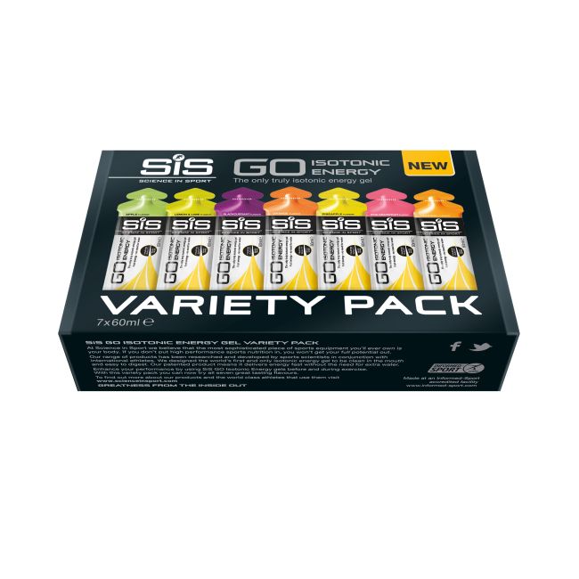 SiS Go Isotonic Energy Gel pachet 7 buc. arome diverse