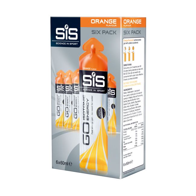 SiS Go Isotonic Energy Gel portocala pachet 6 buc.