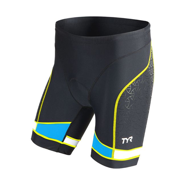 TYR Tri Short Barbati Competitor 7" negru-albastru