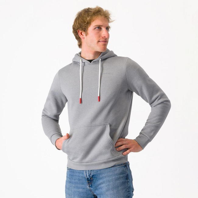 Castelli - hanorac - Classico Hoodie - gri