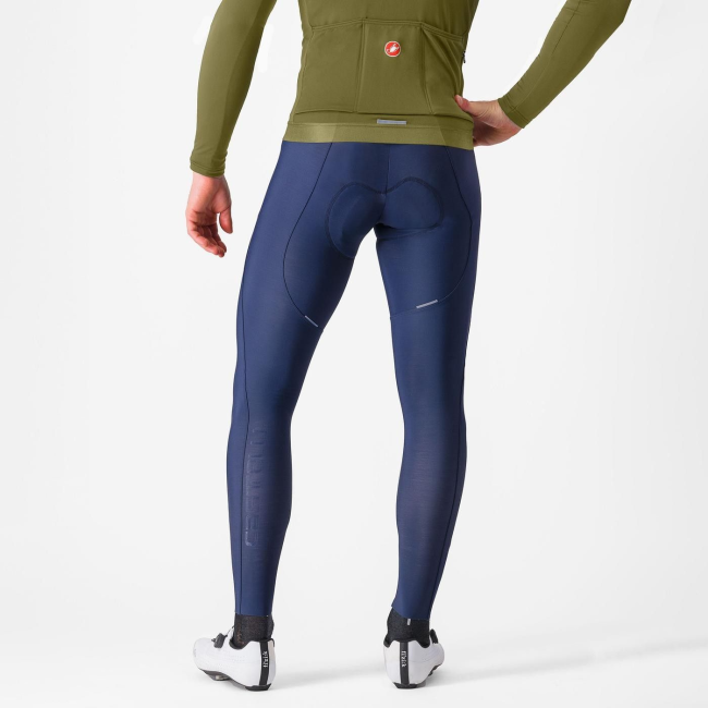 Castelli - pantaloni lungi cu bretele 4-15 gr C - Espresso - indigo