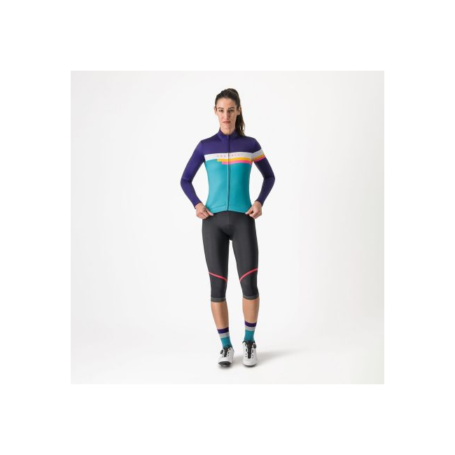 Castelli - tricou maneca lunga W 12-18 gr C - Tornare - mov | bleu