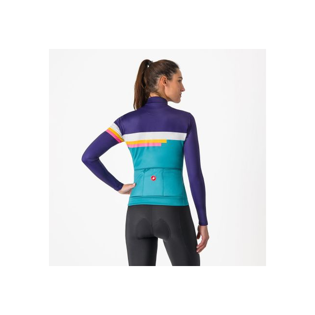 Castelli - tricou maneca lunga W 12-18 gr C - Tornare - mov | bleu