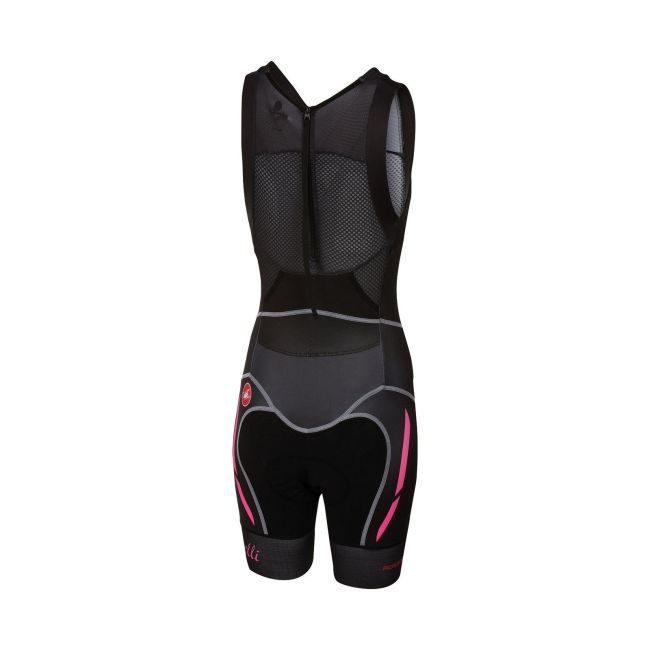 Castelli Trisuit Free W Tri ITU Negru/Turcoaz