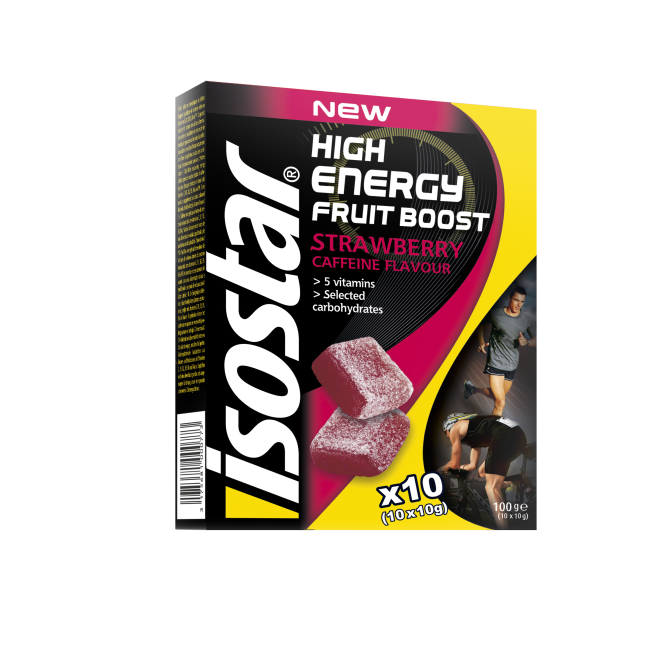 High Energy Fruit Boost Strawberry 10x10g Isostar