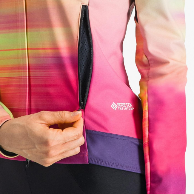 Castelli - jacheta ciclism - Perfetto LTD RoS 2 W 4-14 gr C - roz multicolor