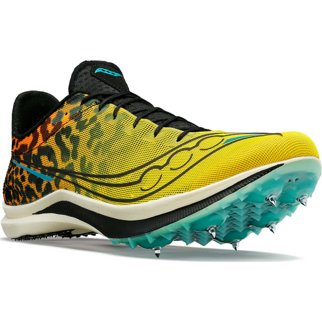Saucony - pantofi alergare pentru barbati - Endorphin Cheetah - Galben Negru black I vizi