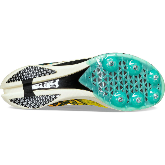 Saucony - pantofi alergare pentru barbati - Endorphin Cheetah - Galben Negru black I vizi