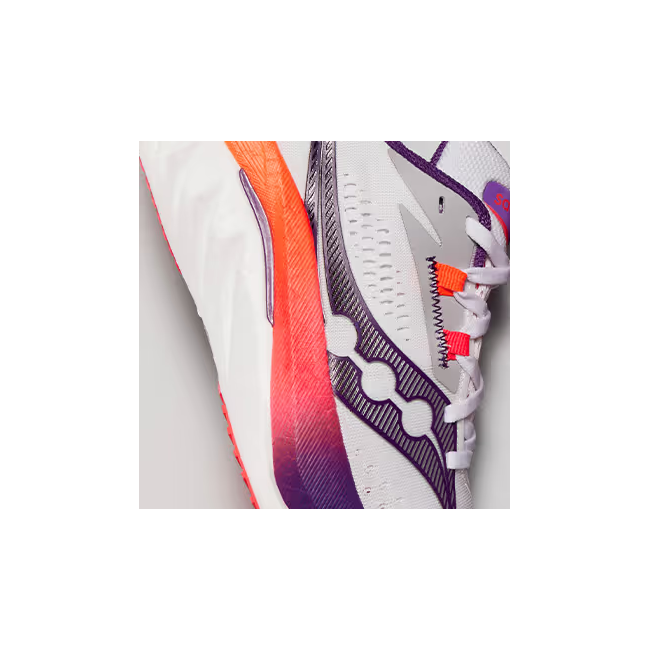 Saucony - pantofi alergare pentru barbati - Endorphin Speed 4 - Alb albastru white I viziblue