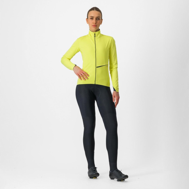 Castelli - jacheta ciclism 4-14 gr C - Go W - Galben | Gri