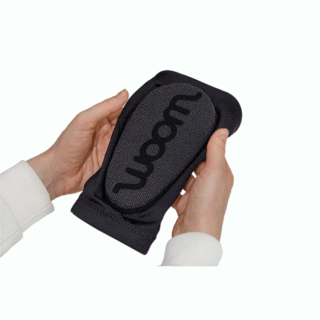 Woom - cotiere protectie ciclism pentru copii Woom Neebows - negru