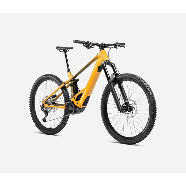 Bicicletă electrică eMTB Enduro Orbea WILD H20 - Bumblebee Yellow | Metallic Olive Green (Gloss)