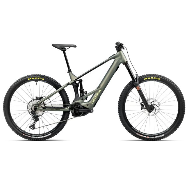 Bicicletă electrică eMTB Enduro Orbea WILD H20 - Spaceship Green | Black (Matt)