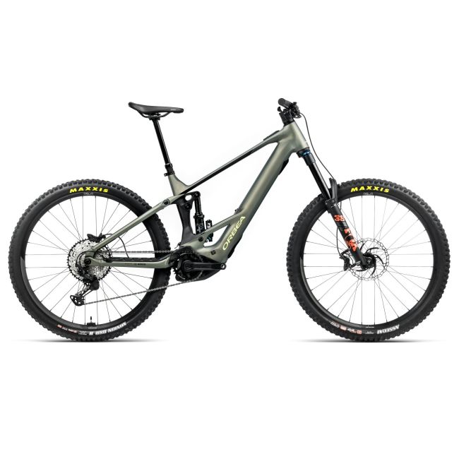 Bicicletă electrică eMTB Enduro Orbea WILD H10 - Spaceship Green | Black (Matt)