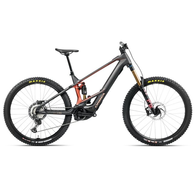 Bicicletă electrică eMTB Enduro Orbea WILD M-TEAM - Diamond Carbon View (Matt) | Mars Red (Gloss)