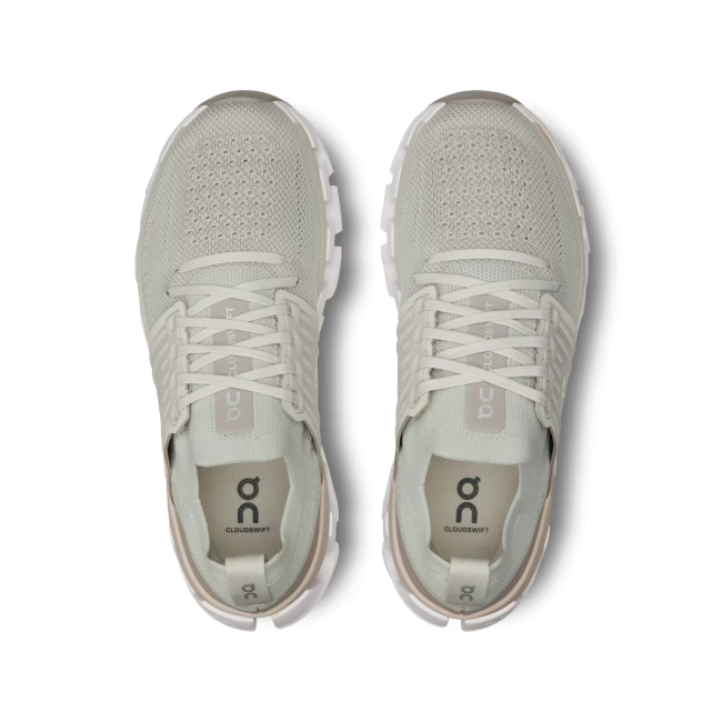 On CloudSwift 3 - pantofi sport pentru femei - Bej alb Pearl | Eclipse