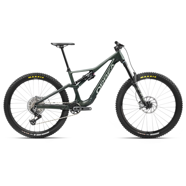 Bicicletă MTB Enduro full suspension Orbea RALLON M11 AXS - Forest Green | Blue Stone (Gloss)