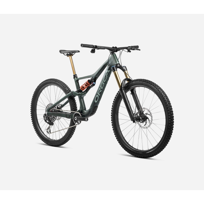 Bicicletă MTB Enduro full suspension Orbea RALLON M11 AXS - Forest Green | Blue Stone (Gloss)