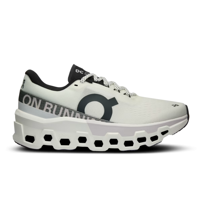On Cloudmonster 2 - pantofi alergare pentru femei - Alb negru White | Frost