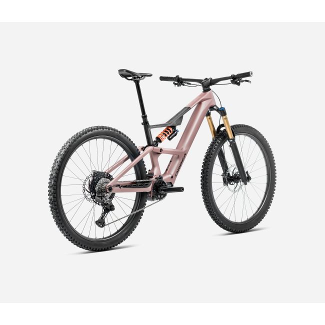 Bicicletă electrică eMTB Trail Orbea RISE LT M20 420W - Desert Rose | Carbon Raw (Matt)