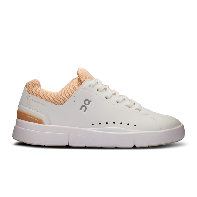 On The ROGER Advantage - pantofi sport pentru femei - alb portocaliu White | Savannah