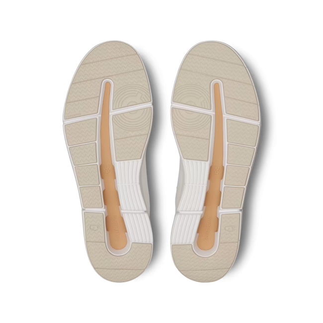 On The ROGER Advantage - pantofi sport pentru femei - alb portocaliu White | Savannah