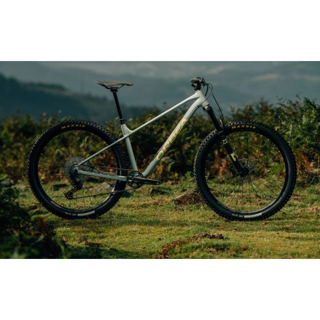 Orbea LAUFEY H30 Blue Stone - Spicy Lime (Gloss) - bicicletă MTB Trail hardtail