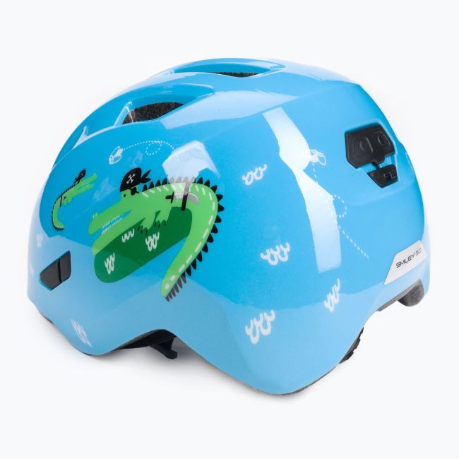 Abus - casca copii - Smiley 3.0 - crocodil albastru