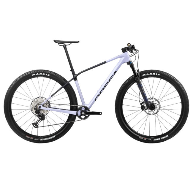 Bicicletă MTB XC hardtail Orbea ALMA M PRO - Digital Lavender (Gloss) | Carbon Raw (Matt)