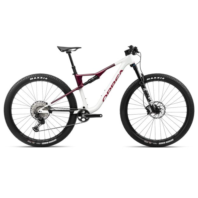 Orbea OIZ H10 White Chic- Shadow Coral (Gloss) - măsura S - bicicletă MTB XC full suspension