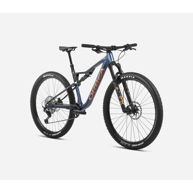 Orbea OIZ H20 Moondust Blue-Leo Orange (Matt) - bicicletă MTB XC full suspension