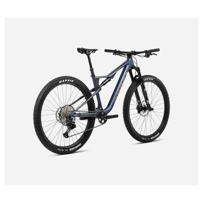 Orbea OIZ H30 Moondust Blue-Leo Orange (Matt) - bicicletă MTB XC full suspension
