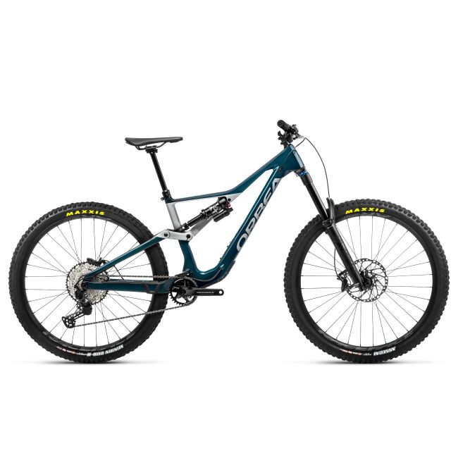 Bicicletă MTB Enduro full suspension Orbea RALLON M20 - Jade Green Carbon View (Gloss) | Stone Silver (Matt)