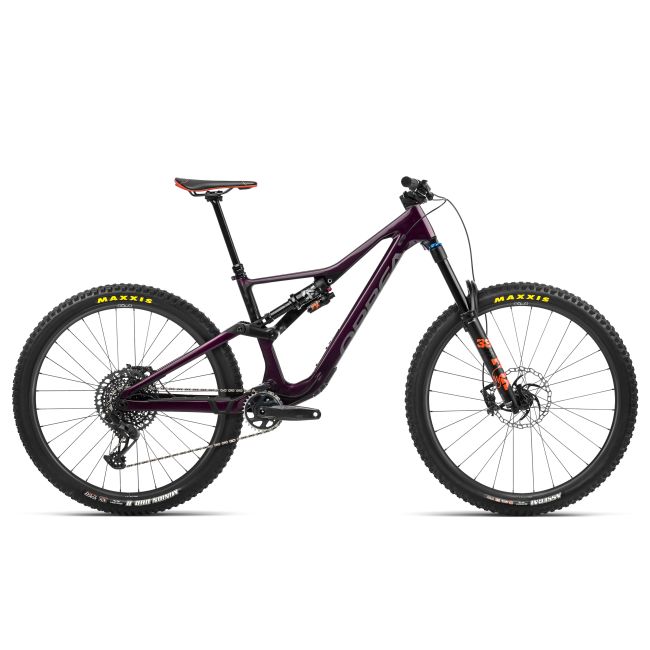 Bicicletă MTB Enduro full suspension Orbea RALLON M10 - Metallic Mulberry (Gloss) | Black (Matt)