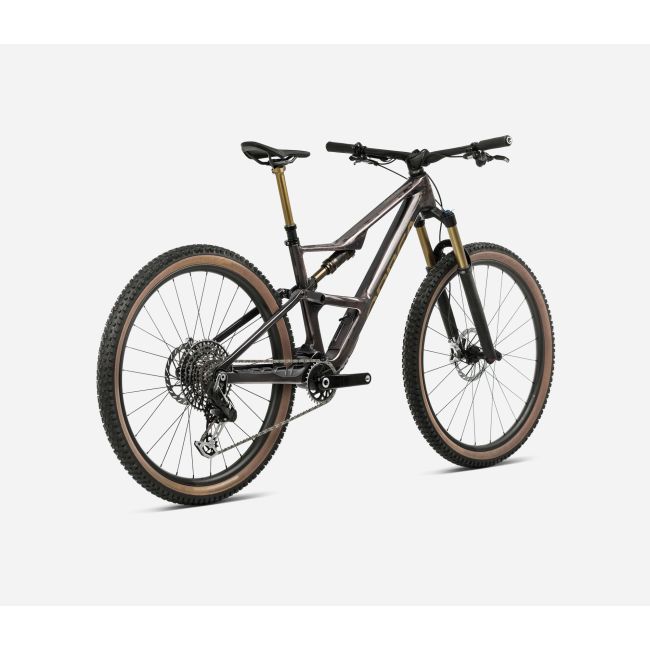 Bicicletă MTB All Mountain full suspension Orbea OCCAM LT M-TEAM - Cosmic Carbon View | Metallic Olive Green (Gloss)
