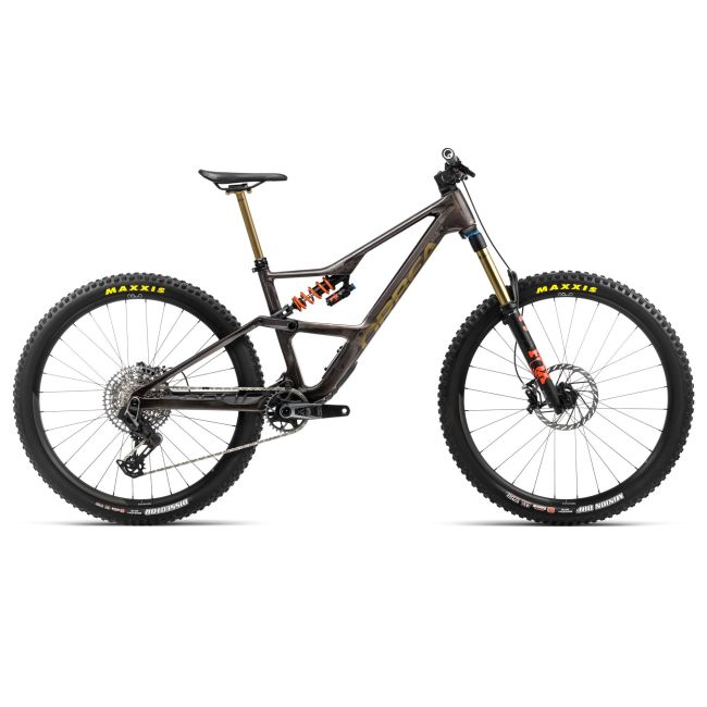 Bicicletă MTB All Mountain full suspension Orbea OCCAM LT M-TEAM - Cosmic Carbon View | Metallic Olive Green (Gloss)