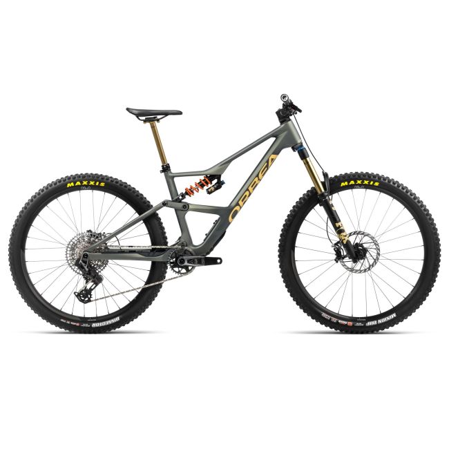 Bicicletă MTB All Mountain full suspension Orbea OCCAM LT M-TEAM - Spaceship Green | Corn Yellow (Matt)