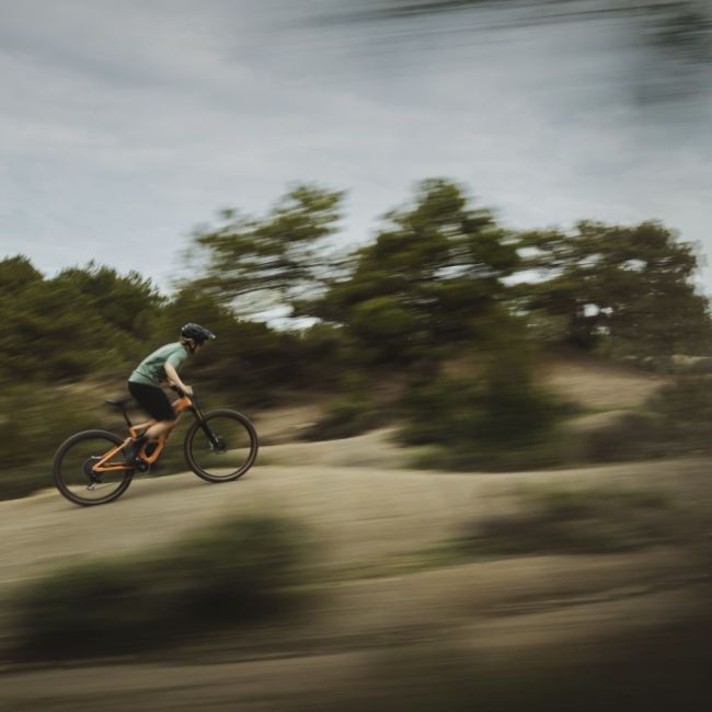 Bicicletă MTB Trail full suspension Orbea OCCAM SL M-LTD - Spaceship Green | Corn Yellow (Matt)